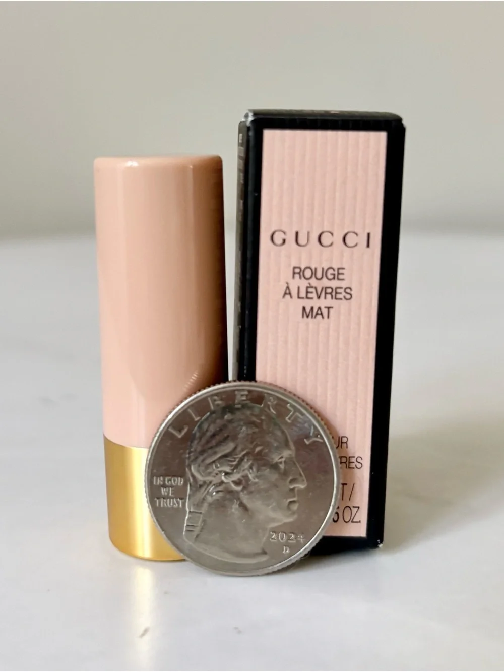 Gucci Mini Matte Lipstick, Goldie Red #025, 1G